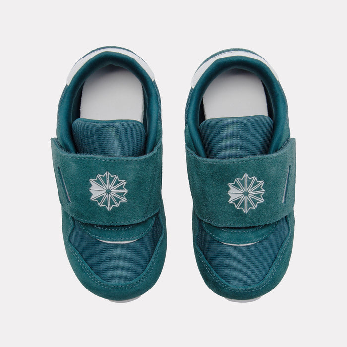 REEBOK FOOTWEAR KIDS Classic Nylon Shoes – Baby & Toddler METALGREEN/FTWRWHITE/METALGREE