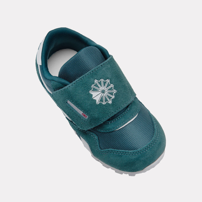 REEBOK FOOTWEAR KIDS Classic Nylon Shoes – Baby & Toddler METALGREEN/FTWRWHITE/METALGREE