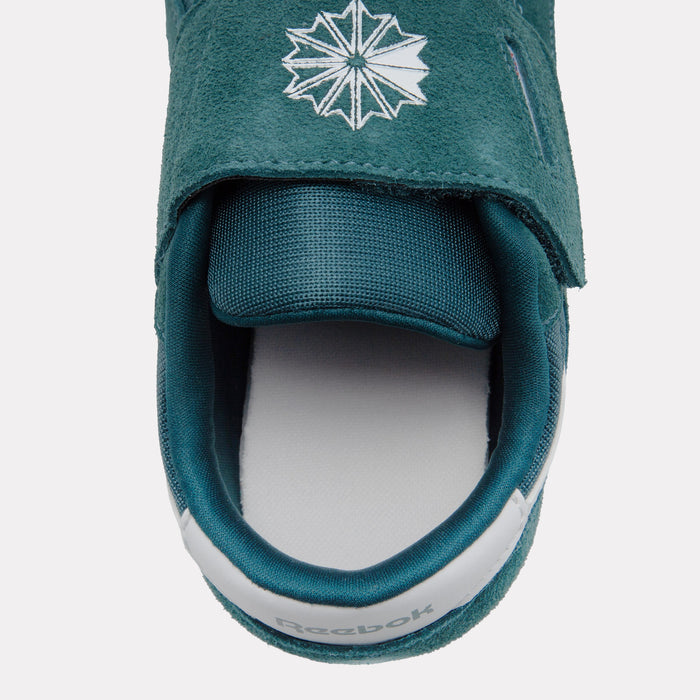 REEBOK FOOTWEAR KIDS Classic Nylon Shoes – Baby & Toddler METALGREEN/FTWRWHITE/METALGREE