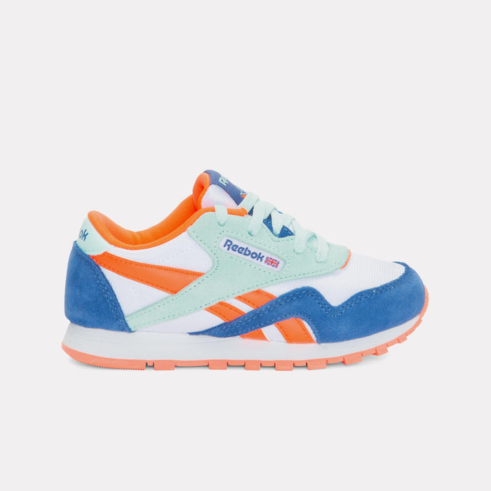 Reebok Footwear Kids Classic Nylon Shoes – Pre-School TWILIGIHTBLUE/FTWRWHITE/FLASHO