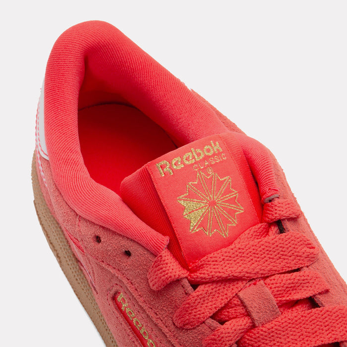 Reebok Footwear Kids Club C Revenge Shoes - Grade School ENERGYRED/FTWRWHITE/GOLDMET