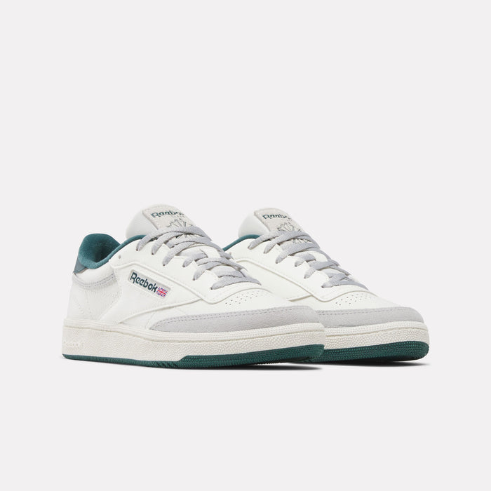 REEBOK FOOTWEAR KIDS Club C Shoes - Grade School CHALK/GREY1/FROSTGREEN