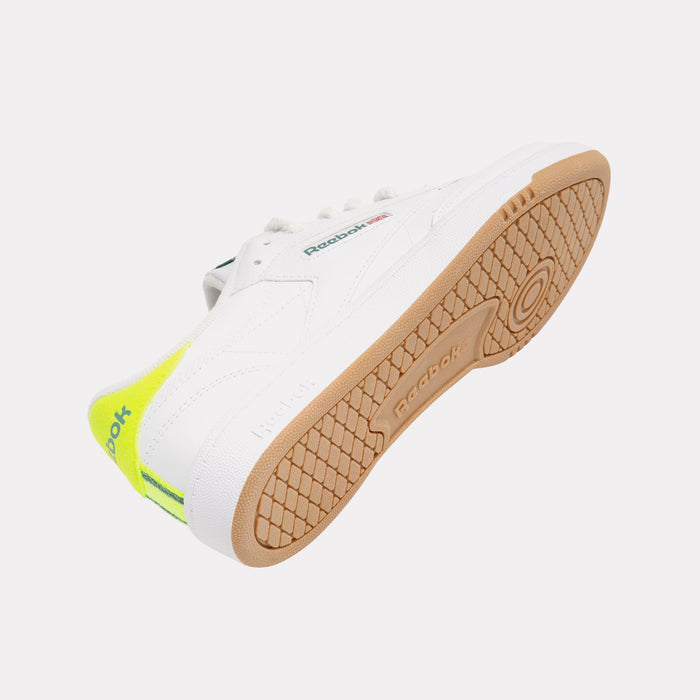 REEBOK FOOTWEAR KIDS Club C Shoes – Grade School FTWR WHITE/DIGITAL LIME/FIELD