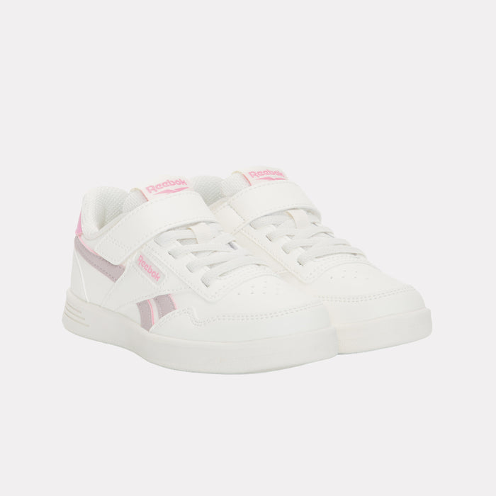 REEBOK FOOTWEAR KIDS Court Advance Shoes – Pre-School CHALK/MUTEDMAUVE/PLAYFULPINK