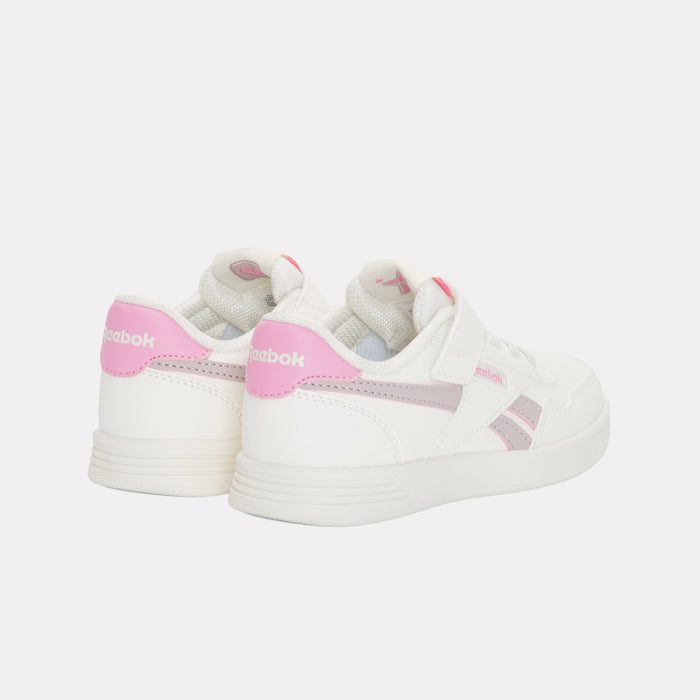 REEBOK FOOTWEAR KIDS Court Advance Shoes – Pre-School CHALK/MUTEDMAUVE/PLAYFULPINK
