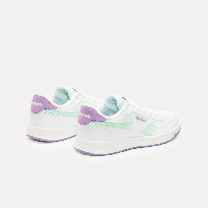 REEBOK FOOTWEAR KIDS Court Advance Shoes – Pre-School FTWRWHITE/INVERTEDAQUA/DREAMPU