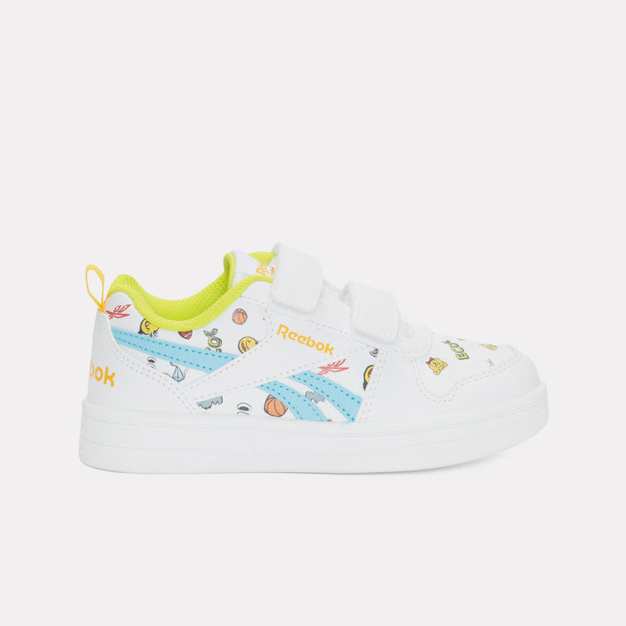Reebok Footwear Kids Prime 2.0 Shoes – Pre-School WHITE/DIGITALBLUE/GOLDENHAZE