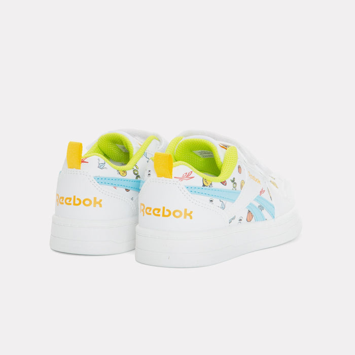 Reebok Footwear Kids Prime 2.0 Shoes – Pre-School WHITE/DIGITALBLUE/GOLDENHAZE