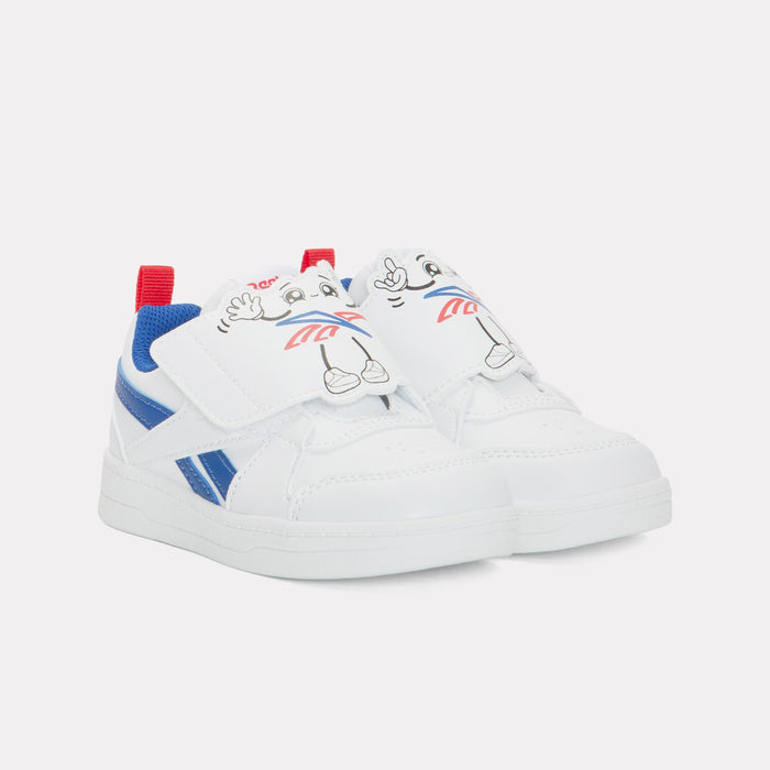 Reebok Footwear Kids Prime Snug Shoes – Baby & Toddler WHITE/VECTORBLUE/VECTORRED