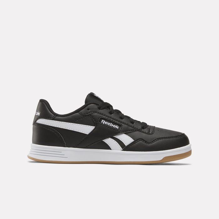 REEBOK FOOTWEAR KIDS Reebok Court Advance Shoes - Pre-School BLACK/WHITE/GUM