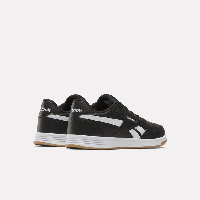 REEBOK FOOTWEAR KIDS Reebok Court Advance Shoes - Pre-School BLACK/WHITE/GUM