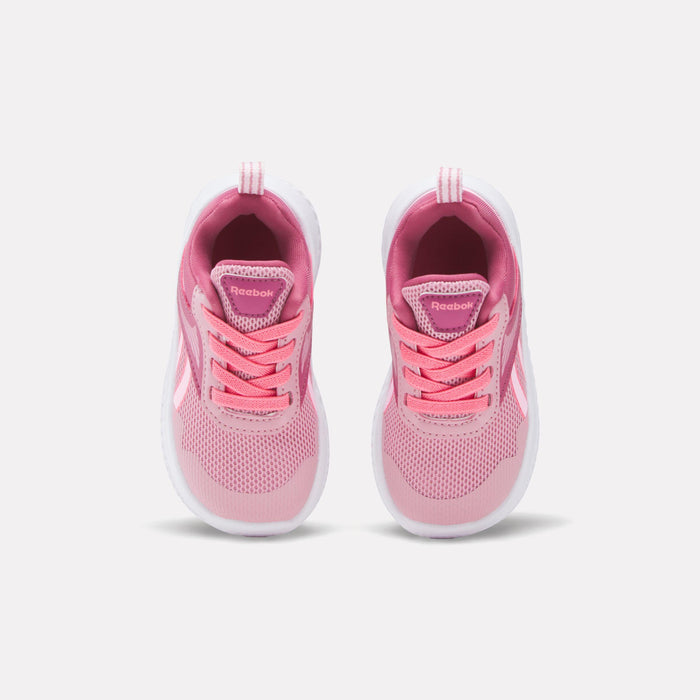 Reebok Footwear Kids Rush Runner 5 Elastic Lace Shoes - Baby & Toddler DUSTYROSE/STUDIOPINK/FTWRWHITE