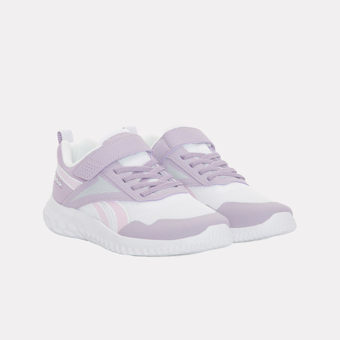 REEBOK FOOTWEAR KIDS Rush Runner 5 Shoes – Pre-School DREAMPURPLE/DREAMPURPLE/WHITE