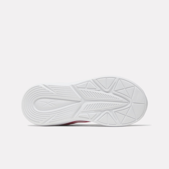 REEBOK FOOTWEAR KIDS Rush Runner 6.0 Elastic Lace Top Strap Running Shoes - Pre-School EXPRESSIVE PINK/FTWR WHITE