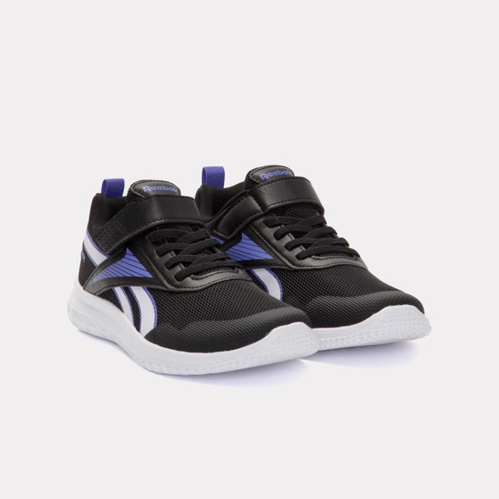 Reebok Footwear Kids Rush Runner Shoes – Pre-School CHILD BLACK/DIGITALGLEAM/ROYALPURPLE
