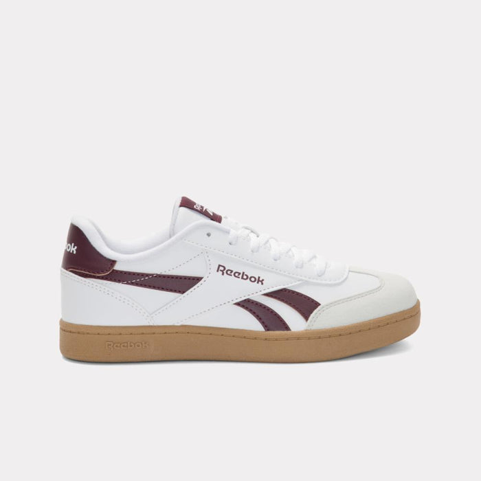 Reebok Footwear Kids Smash Edge Shoes – Grade School WHITE/BLACKCHERRY/SGUM1