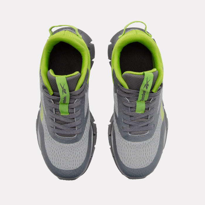REEBOK FOOTWEAR KIDS Zig N' Glow 3 Shoes - Pre-School GREY1/GREY5/RETROLIME