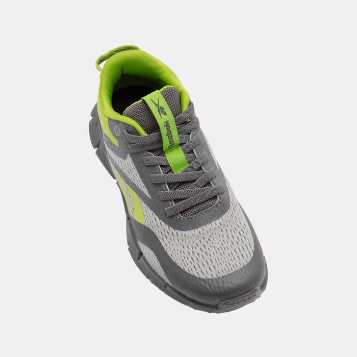 REEBOK FOOTWEAR KIDS Zig N' Glow 3 Shoes - Pre-School GREY1/GREY5/RETROLIME