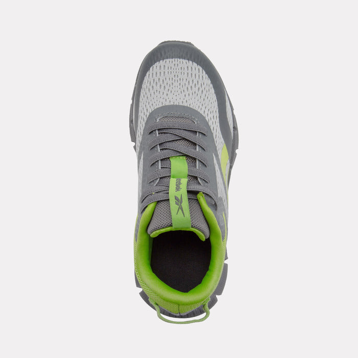 REEBOK FOOTWEAR KIDS Zig N' Glow 3 Shoes - Pre-School GREY1/GREY5/RETROLIME