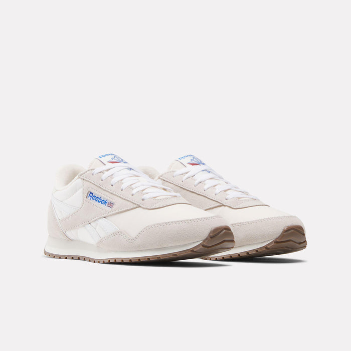 Reebok Footwear Men Classic AZ Shoes WHITE/LUXE GREY/CHALK
