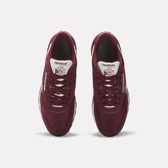 REEBOK FOOTWEAR MEN Classic Nylon Shoes BLACK CHERRY/BLACK CHERRY/CHAL