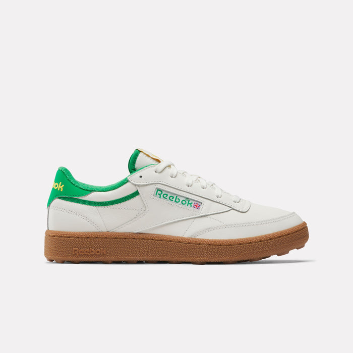 REEBOK FOOTWEAR MEN Club C Golf Shoes CHALK/CLASSIC GREEN