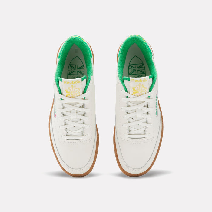 REEBOK FOOTWEAR MEN Club C Golf Shoes CHALK/CLASSIC GREEN