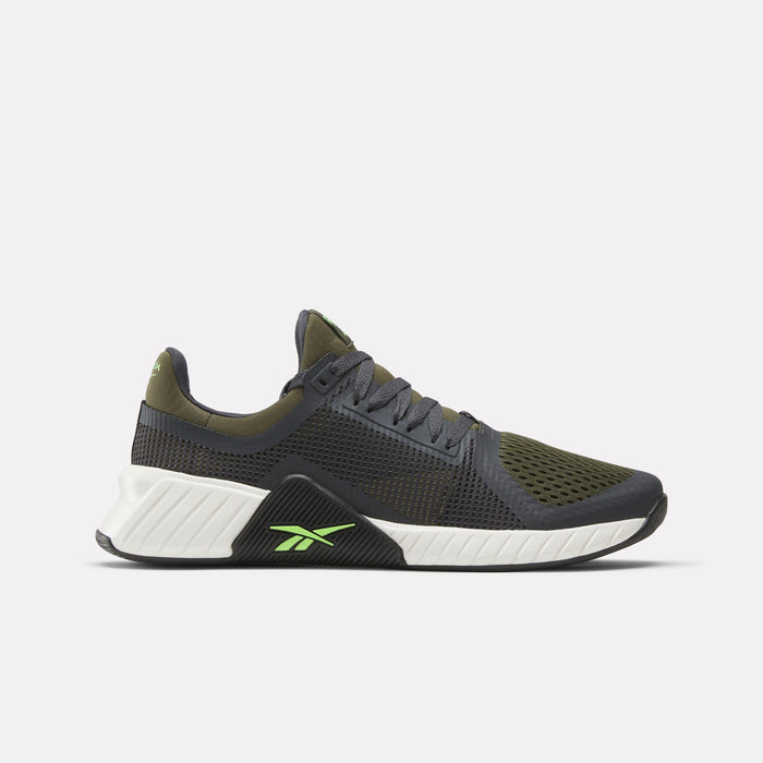 Reebok Footwear Men Flip Charge Training Shoes GRAPE LEAF/JET BLK/LIME