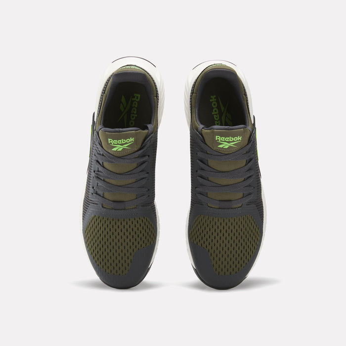 Reebok Footwear Men Flip Charge Training Shoes GRAPE LEAF/JET BLK/LIME