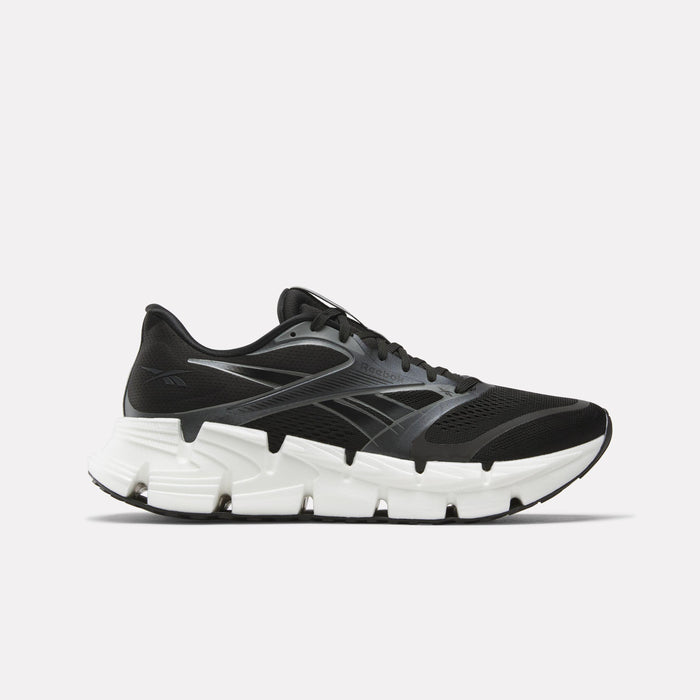 Reebok Footwear Men FloatZig 2 Running Shoes BLACK/WHITE