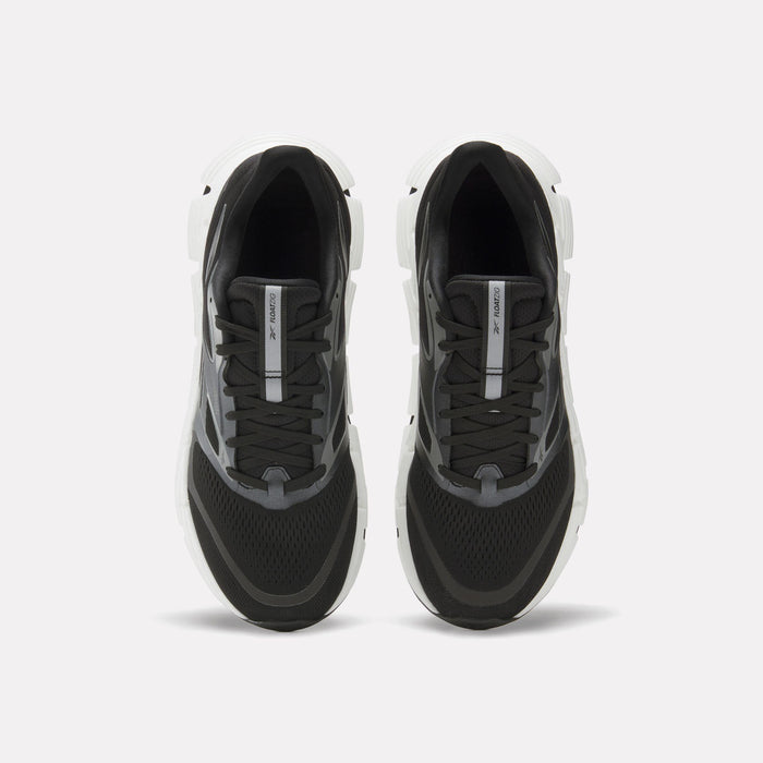 Reebok Footwear Men FloatZig 2 Running Shoes BLACK/WHITE