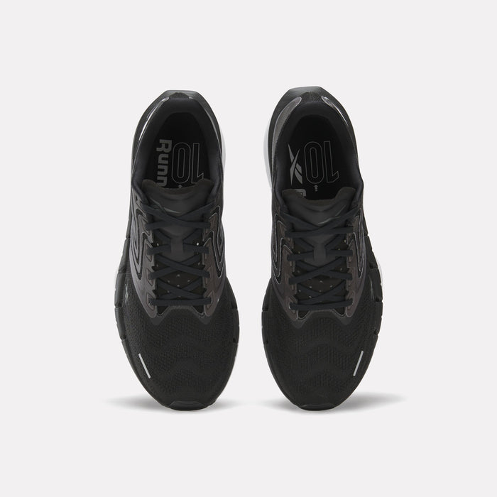 REEBOK FOOTWEAR MEN Floatzig Tread Running Shoes BLACK/WHITE