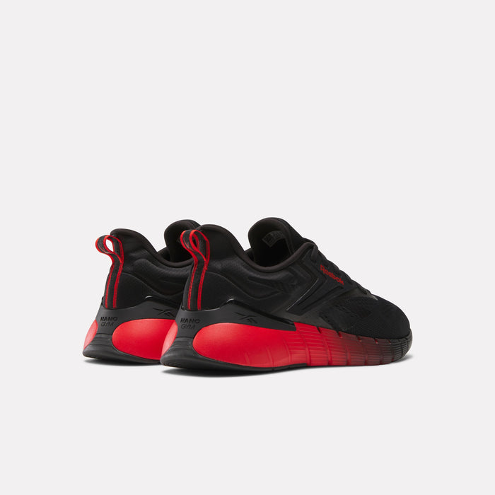 REEBOK FOOTWEAR MEN Nano Gym Training Shoes BLACK/SPORT RED