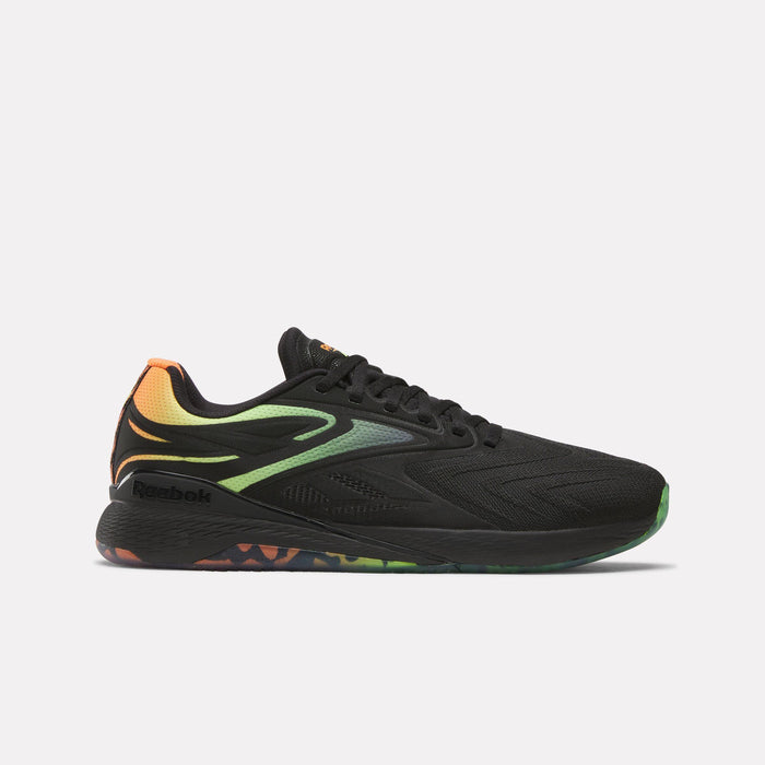 Reebok Footwear Men Nano X5 Edge Training Shoes BLACK/ARENA ORANGE/DIGITAL LIM