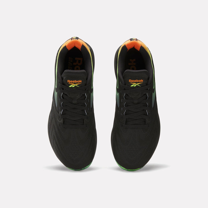 Reebok Footwear Men Nano X5 Edge Training Shoes BLACK/ARENA ORANGE/DIGITAL LIM