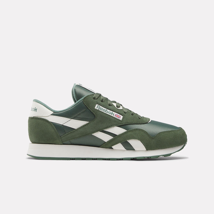 REEBOK FOOTWEAR UNISEX Classic Nylon Shoes ESCAPE GREEN/ESCAPE GREEN/CHAL