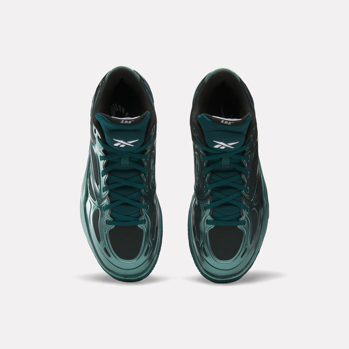 REEBOK FOOTWEAR UNISEX Engine A Basketball Shoes METAL GREEN/METAL GREEN/BLACK