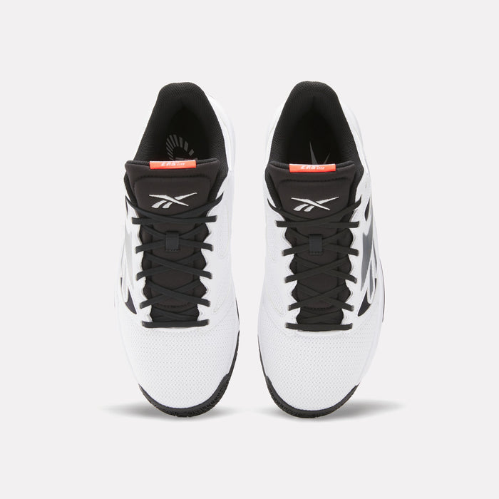 REEBOK FOOTWEAR UNISEX Engine LT Basketball Shoes FTWRWHITE/BLACK/ENERGY RED