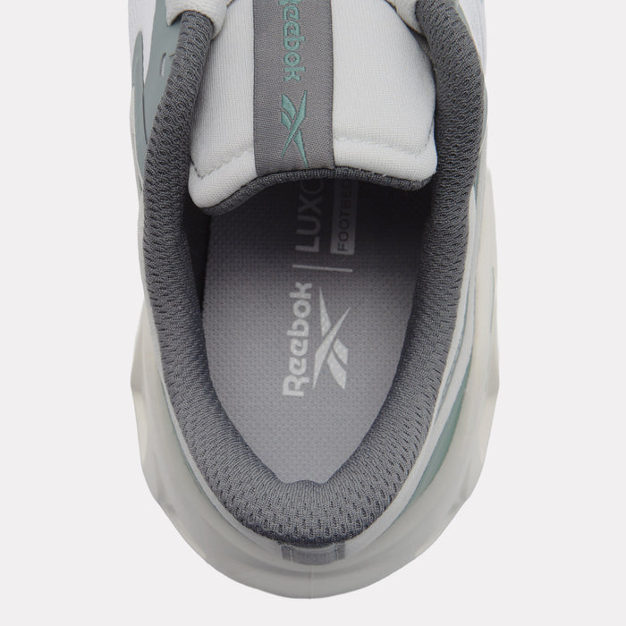REEBOK FOOTWEAR UNISEX Fuel Flex Run Shoes FTWR WHITE/LIGHT FOG/FIELD GRE