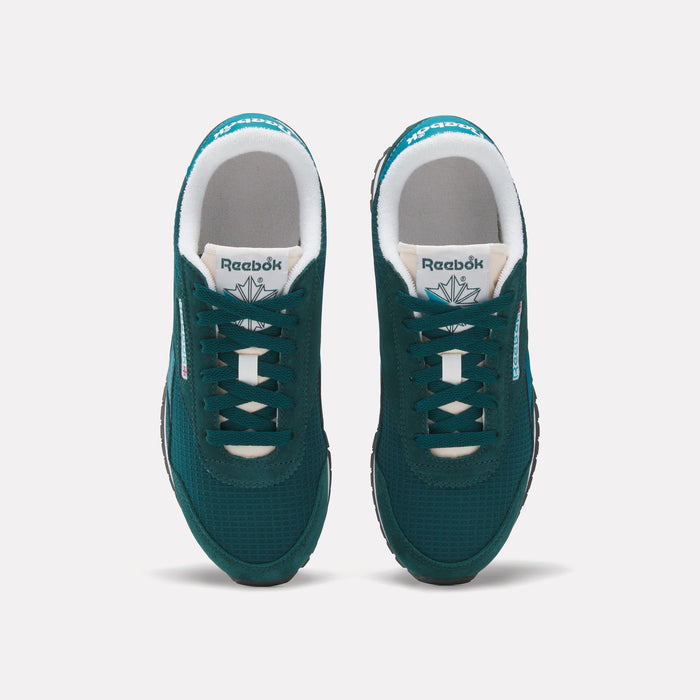 REEBOK FOOTWEAR WOMEN Classic AZ Shoes METALGREEN/SEAPORTTEAL/FTWRWHI