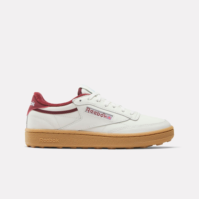 REEBOK FOOTWEAR WOMEN Club C Golf Shoes CHALK/CLASSIC BURGUNDY