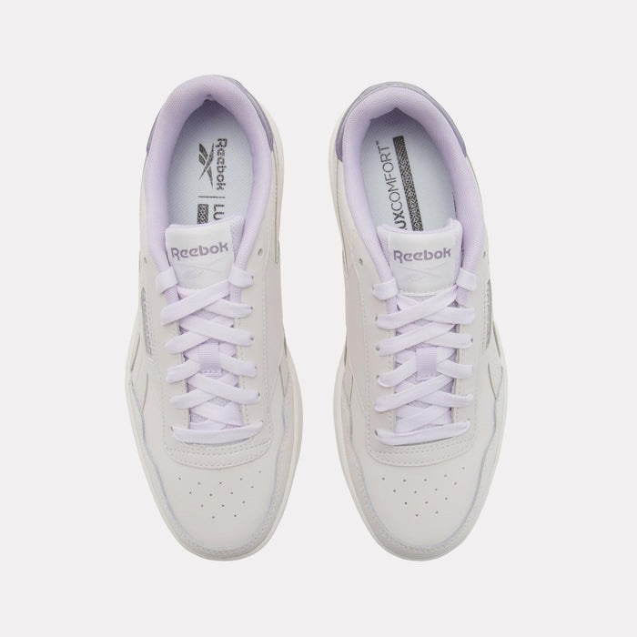 Reebok Footwear Women Court Advance Shoes LUXEGREY/DIGITALGLEAM/PURPLEFU