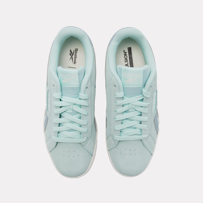 Reebok Footwear Women Court Retro Shoes GLITCHAQUA/LEISUREBLUE/CHALK