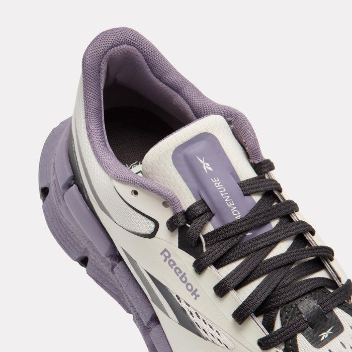 Reebok Footwear Women FloatZig 1 Adventure Shoes ALABASTER/PURPLE FUSION/WASHED