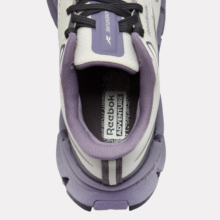 Reebok Footwear Women FloatZig 1 Adventure Shoes ALABASTER/PURPLE FUSION/WASHED
