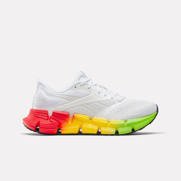 REEBOK FOOTWEAR WOMEN FloatZig 2 SoleMates Running Shoes WHITE/RED