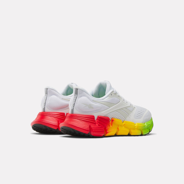 REEBOK FOOTWEAR WOMEN FloatZig 2 SoleMates Running Shoes WHITE/RED