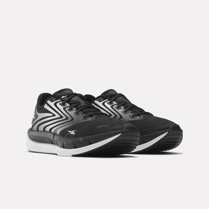 REEBOK FOOTWEAR WOMEN Floatzig Tread Running Shoes BLACK/WHITE/BLACK
