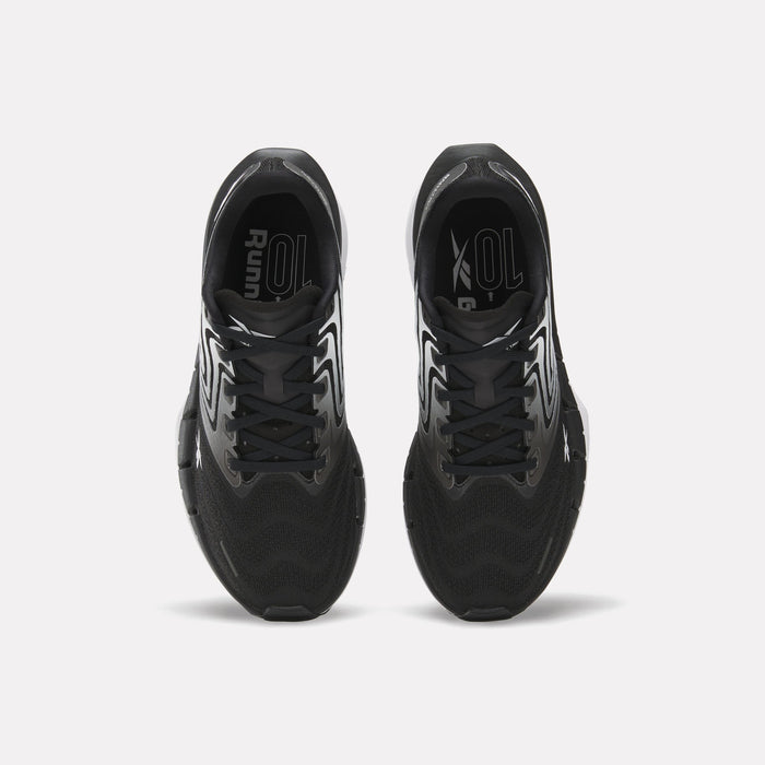 REEBOK FOOTWEAR WOMEN Floatzig Tread Running Shoes BLACK/WHITE/BLACK