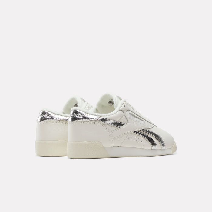 REEBOK FOOTWEAR WOMEN Freestyle Lo Shoes CHALK/SILVERMETALLIC/VINTAGECH